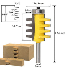 Load image into Gallery viewer, Rail Reversible Router Bit - 8 Shank