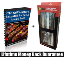Load image into Gallery viewer, 3 Piece Stainless Steel BBQ Tool Set