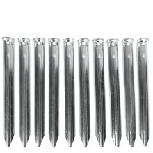 Load image into Gallery viewer, 18cm Steel Tent Pegs - 10 pack