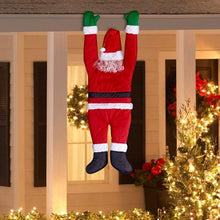 Load image into Gallery viewer, Gemmy 15307 Santa Hanging Decor From Gutter, Red